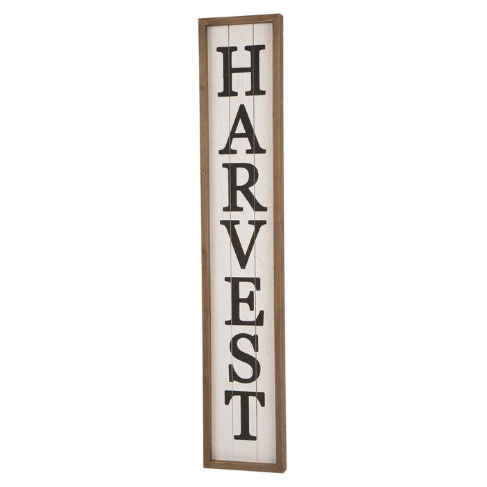 41.73"H Wooden "HARVEST" Porch Sign