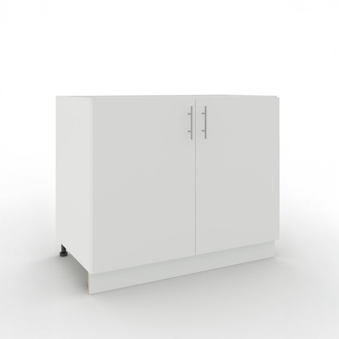 JD Greta Adjustable Legs Kitchen Base Unit 1000mm - White Matt A-