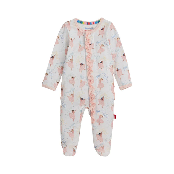 Magnetic Me Ruffle Modal Footie