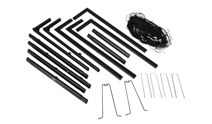 Opti 7 x 5ft Pro Metal Football Goal | Outdoor Garden Football Goal Post Set