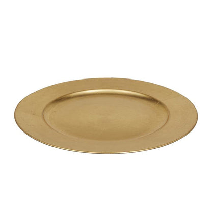1 PIECE GOLD MELAMINE CHARGER,