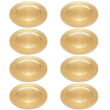 1 PIECE GOLD MELAMINE CHARGER,