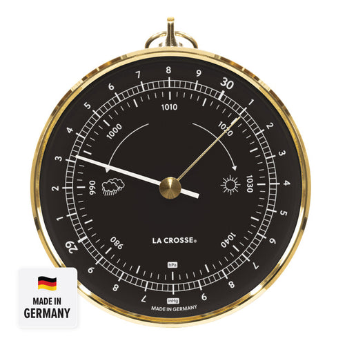 138-611B Analog Dial Barometer – Black