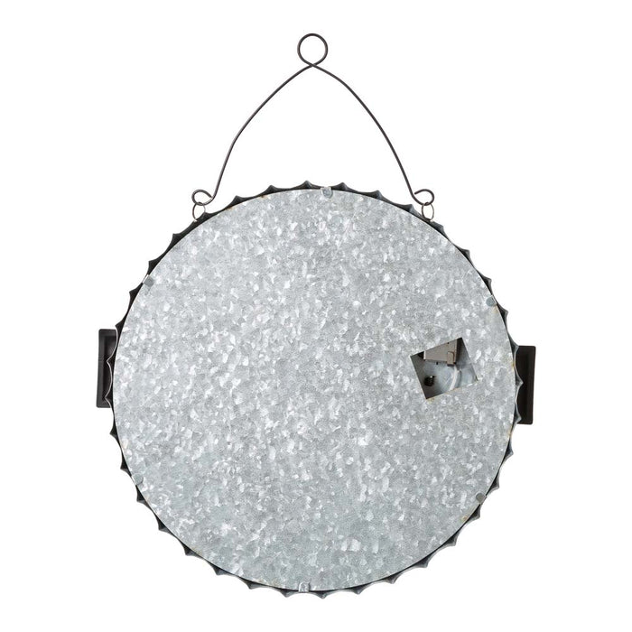 14"L Lighted Halloween WELCOME Metal Bottle Cap Wall Sign