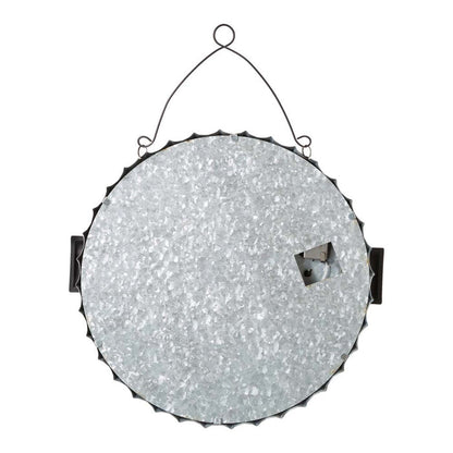 14"L Lighted Halloween WELCOME Metal Bottle Cap Wall Sign