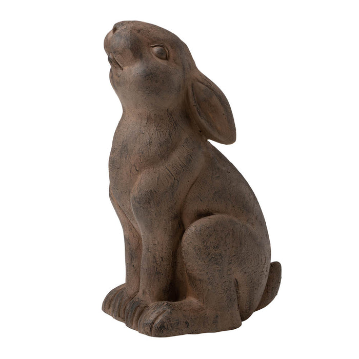 16.5"H MGO Sitting Rabbit Statue