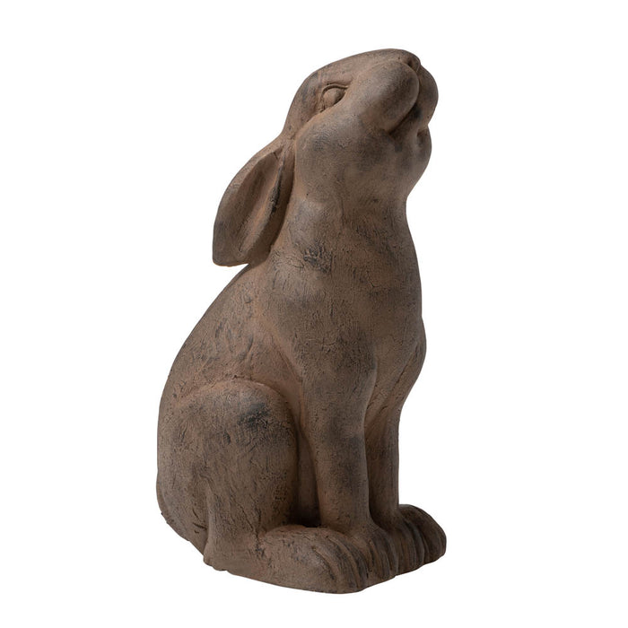 16.5"H MGO Sitting Rabbit Statue