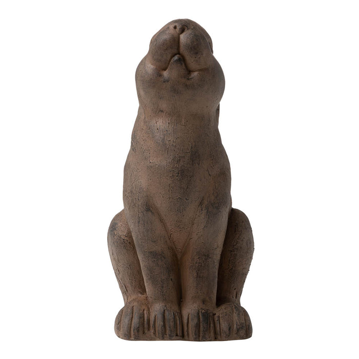 16.5"H MGO Sitting Rabbit Statue