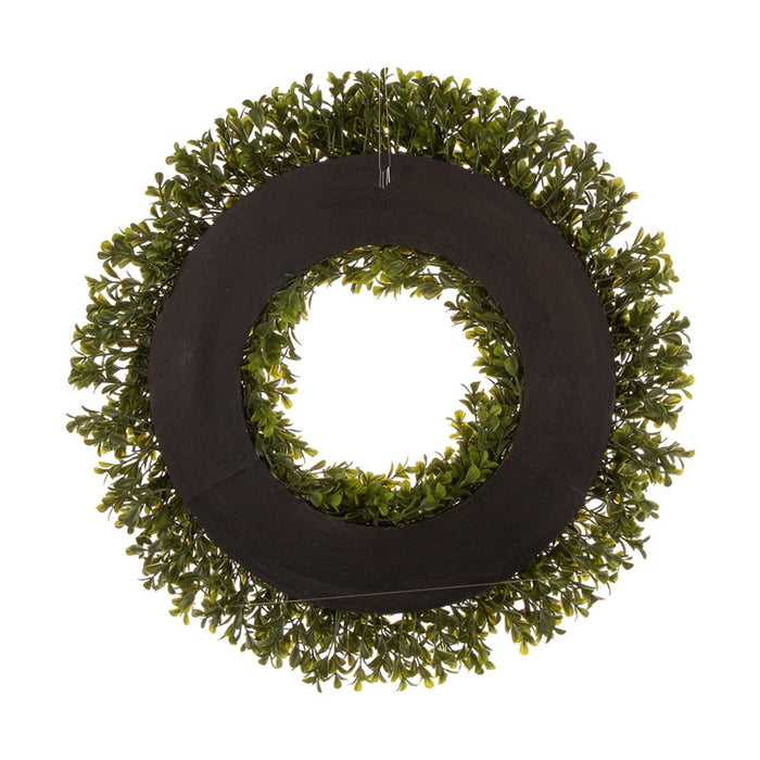 18"D Artificial Boxwood Wreath
