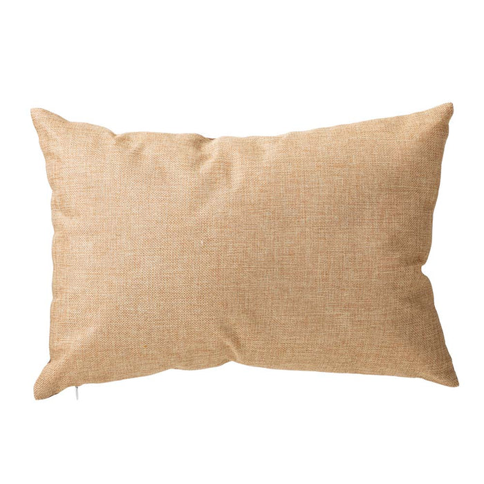 18"L Faux Burlap Happy Fall Pumpkin Pillow