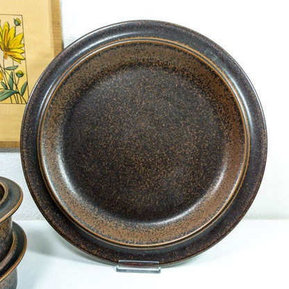 1960s ARABIA RUSKA FINLAND platters, round and rectangular serving plates