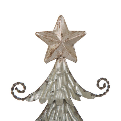 20" H Galvanized Table Tree Christmas Home Decor
