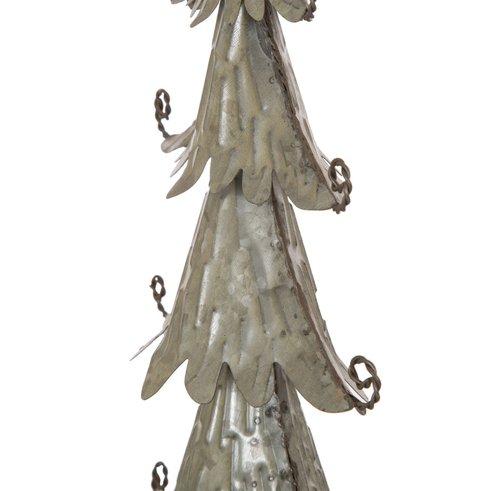 20" H Galvanized Table Tree Christmas Home Decor