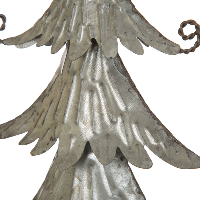 20" H Galvanized Table Tree Christmas Home Decor
