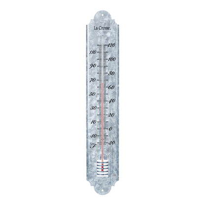 204-1550 19.50 inch Galvanized Metal Thermometer