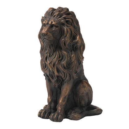 20.75"H MGO Guardian Sitting Lion Statue