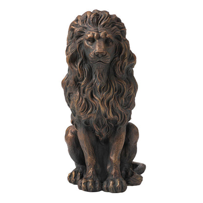 20.75"H MGO Guardian Sitting Lion Statue