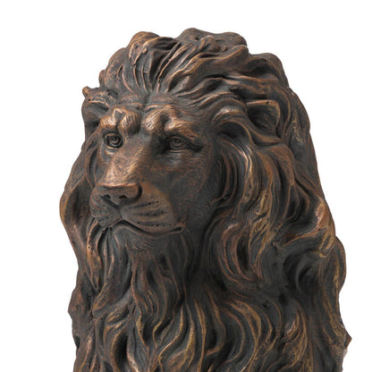 20.75"H MGO Guardian Sitting Lion Statue