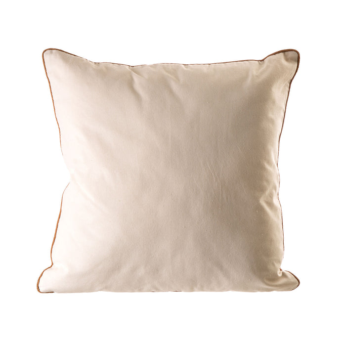 20"L Cotton Embroidered Pumpkin Pillow Cover