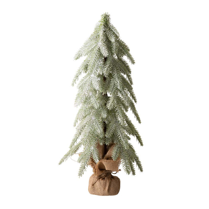 22"H Lighted Frosted Artificial Table Tree