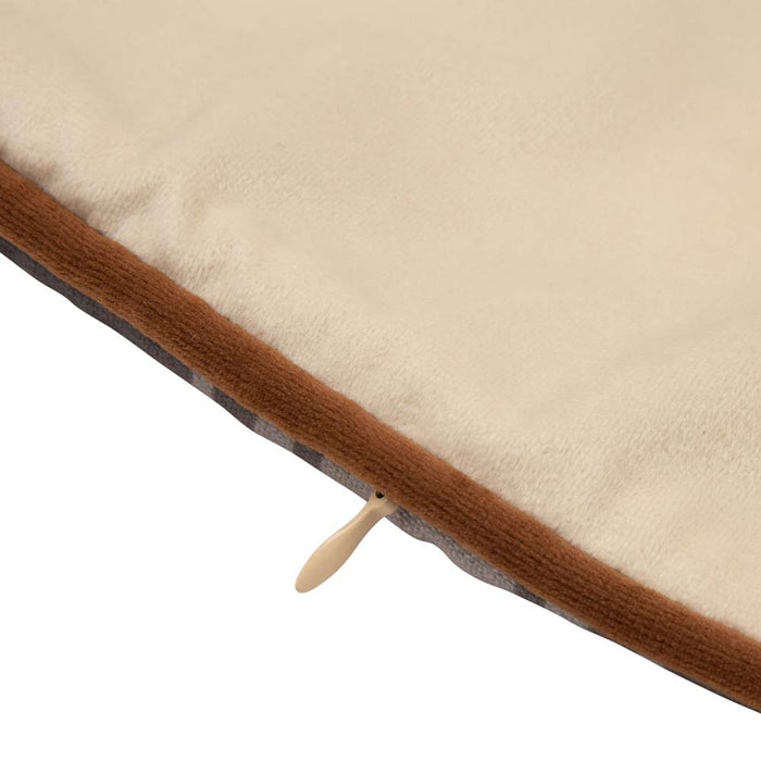 24"L*24"W Velvet Pillow Cover With “gather” Word
