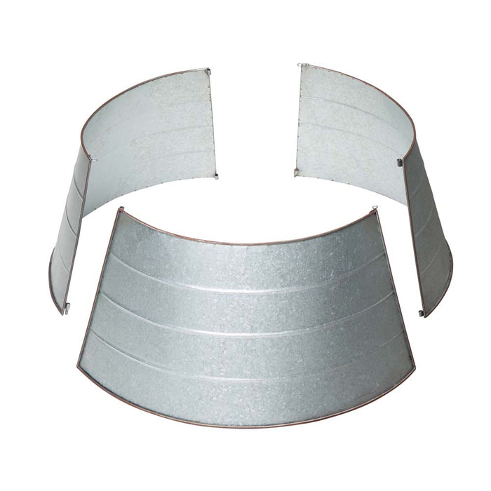 26"D Galvanized Metal Tree Collar