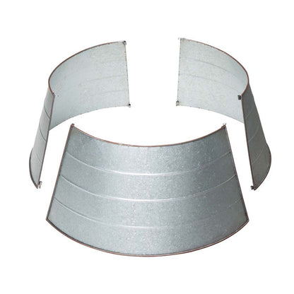26"D Galvanized Metal Tree Collar