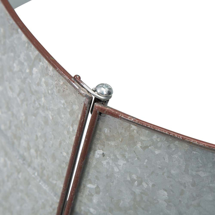 26"D Galvanized Metal Tree Collar