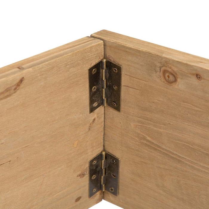 26"L Natural Wooden Trapezoid Farm Fresh Christmas Tree Collar