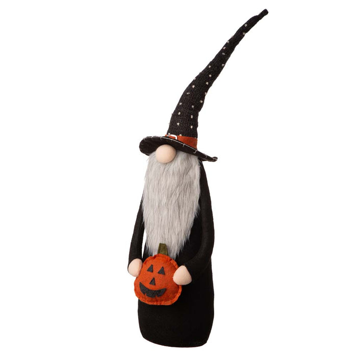 28"H Halloween Fabric Gnome Standing Decor