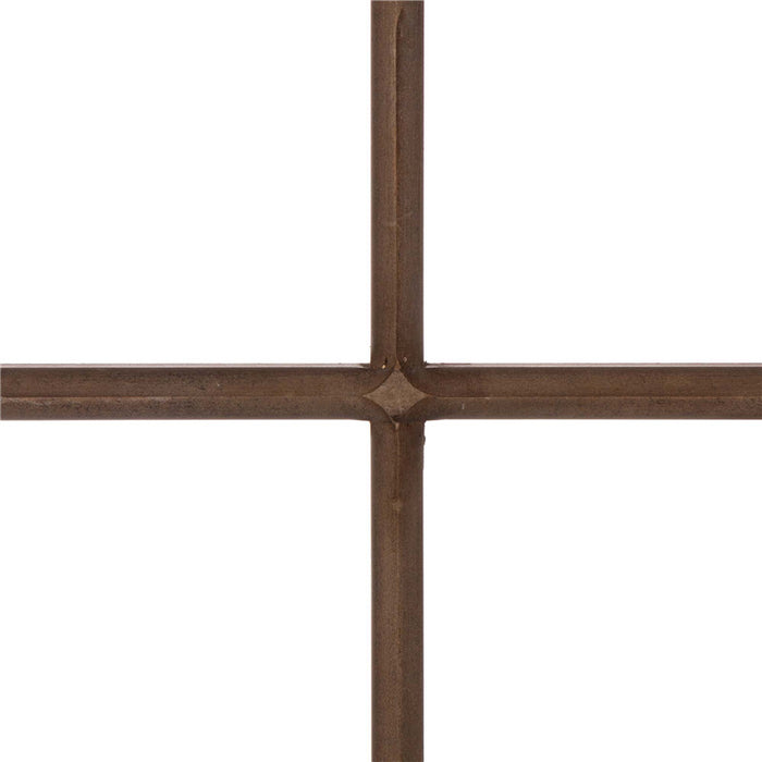 28"H Wooden Window Frame with 24"D Artificial Chrysanthemum Wreath