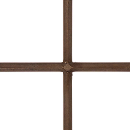 28"H Wooden Window Frame with 24"D Artificial Chrysanthemum Wreath