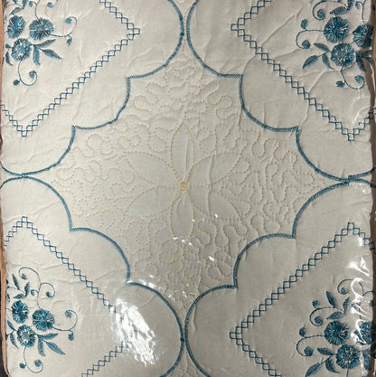 Turquoise/white