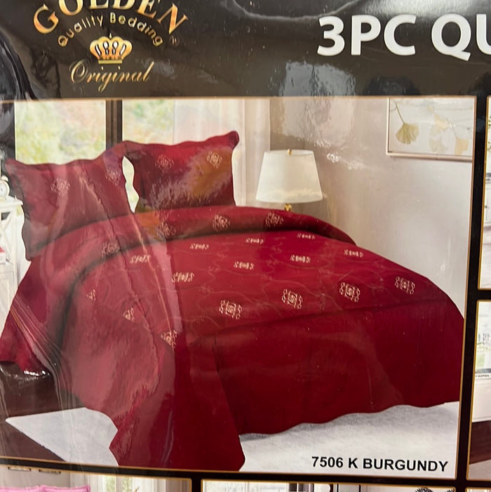 3 pc quilt set