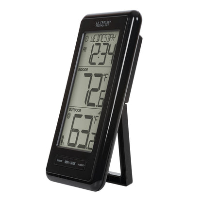 ws-9160 Digital thermometer with weather display on a white background