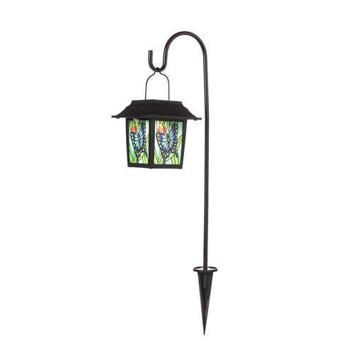 30"H Solar Powered LED Pathway Light with a Garden Stake