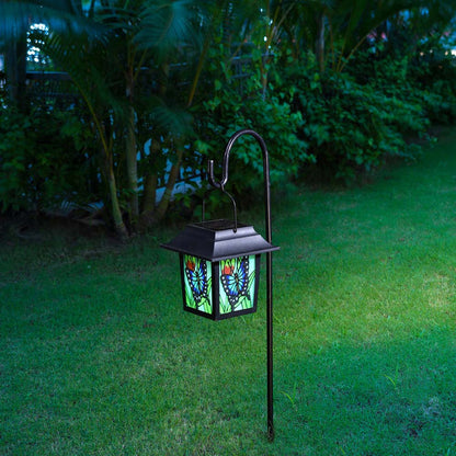 30"H Solar Powered LED Pathway Light with a Garden Stake