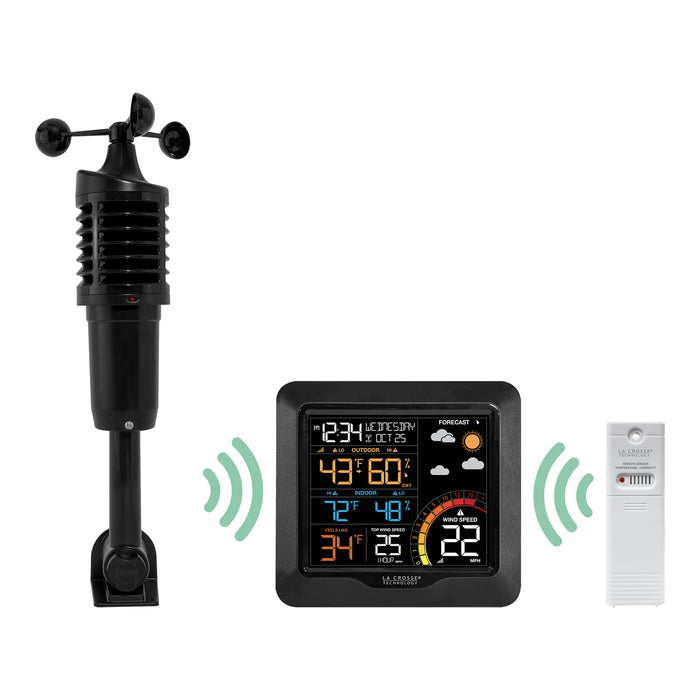 327-1417V2 Color Wind Speed Weather Station