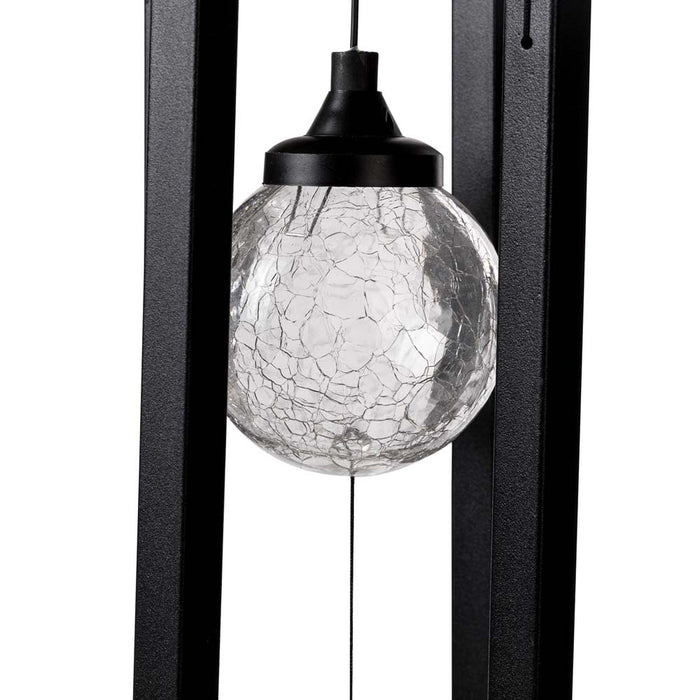 32"H Solar Powered LED Wind Chime Light