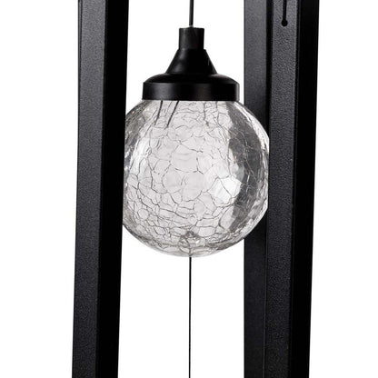 32"H Solar Powered LED Wind Chime Light