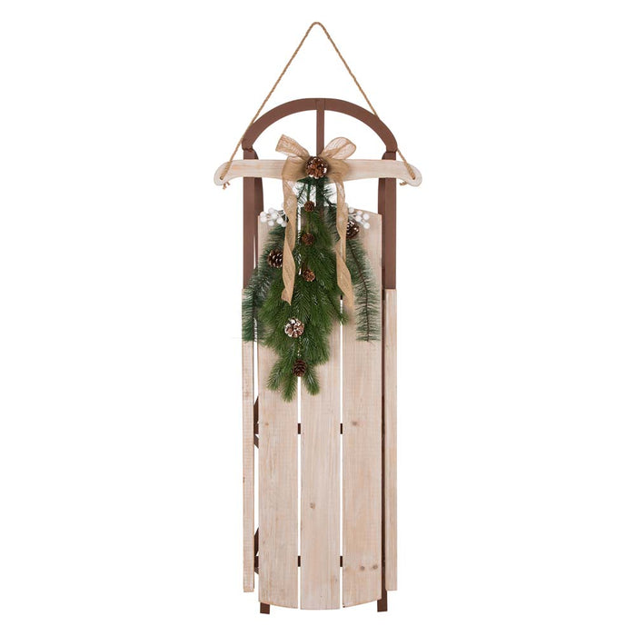 38.00"H Wooden Sleigh Porch Sign