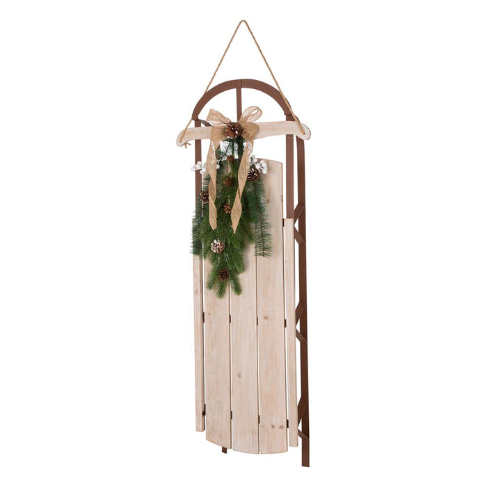 38.00"H Wooden Sleigh Porch Sign