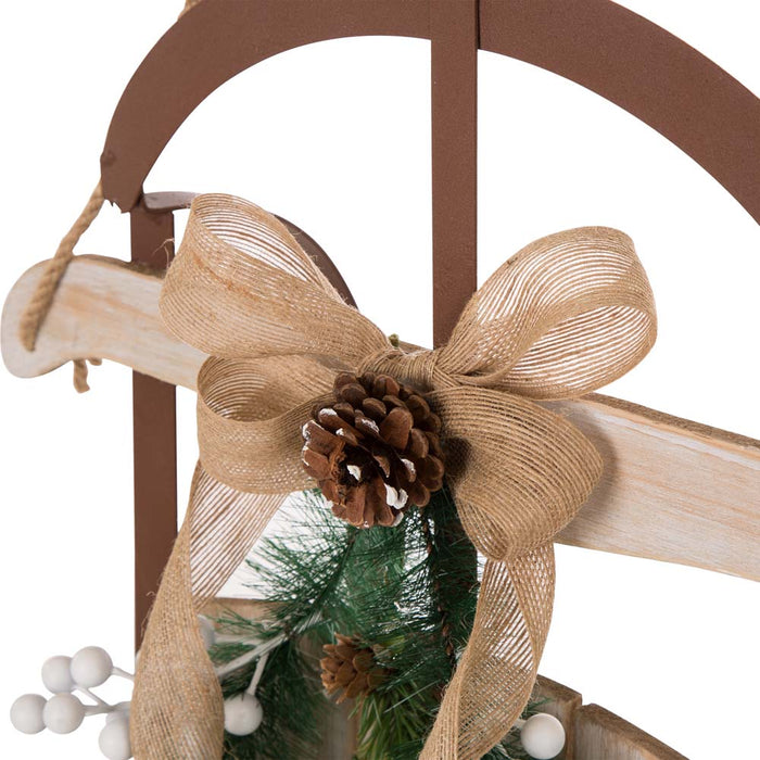 38.00"H Wooden Sleigh Porch Sign
