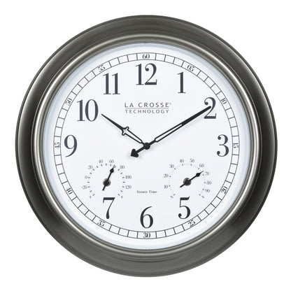 404-00237 18-inch Atomic Outdoor Clock