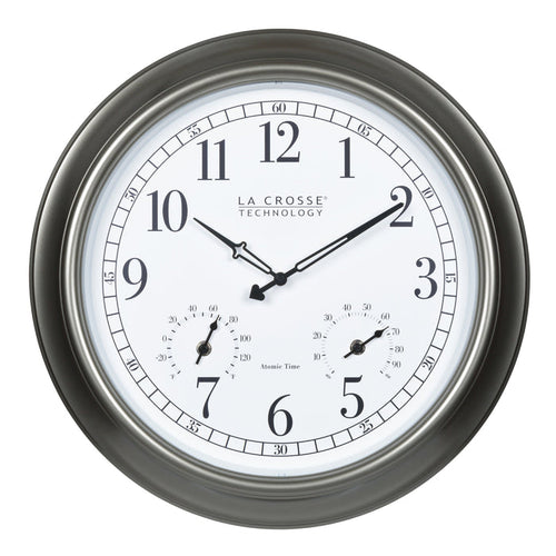 404-00237 18-inch Atomic Outdoor Clock