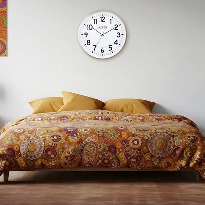 404-3048B 19-inch Callahan Metal Wall Clock