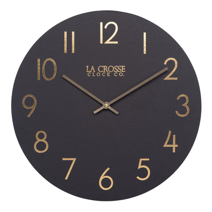 404-3841C 15.75-Inch Nyx MDF Wall Clock