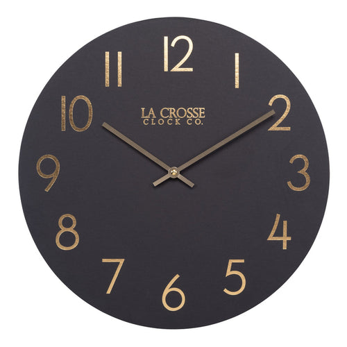 404-3841C 15.75-Inch Nyx MDF Wall Clock