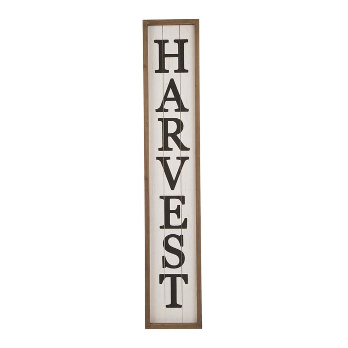 41.73"H Wooden "HARVEST" Porch Sign