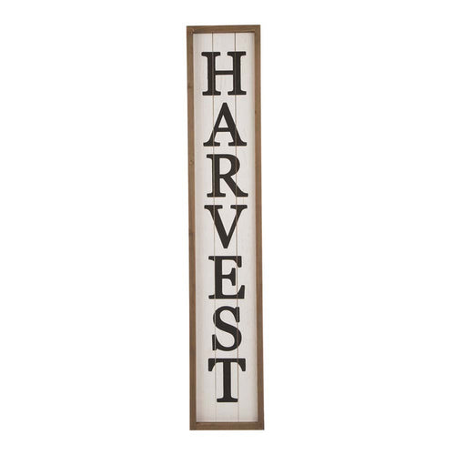 41.73"H Wooden "HARVEST" Porch Sign
